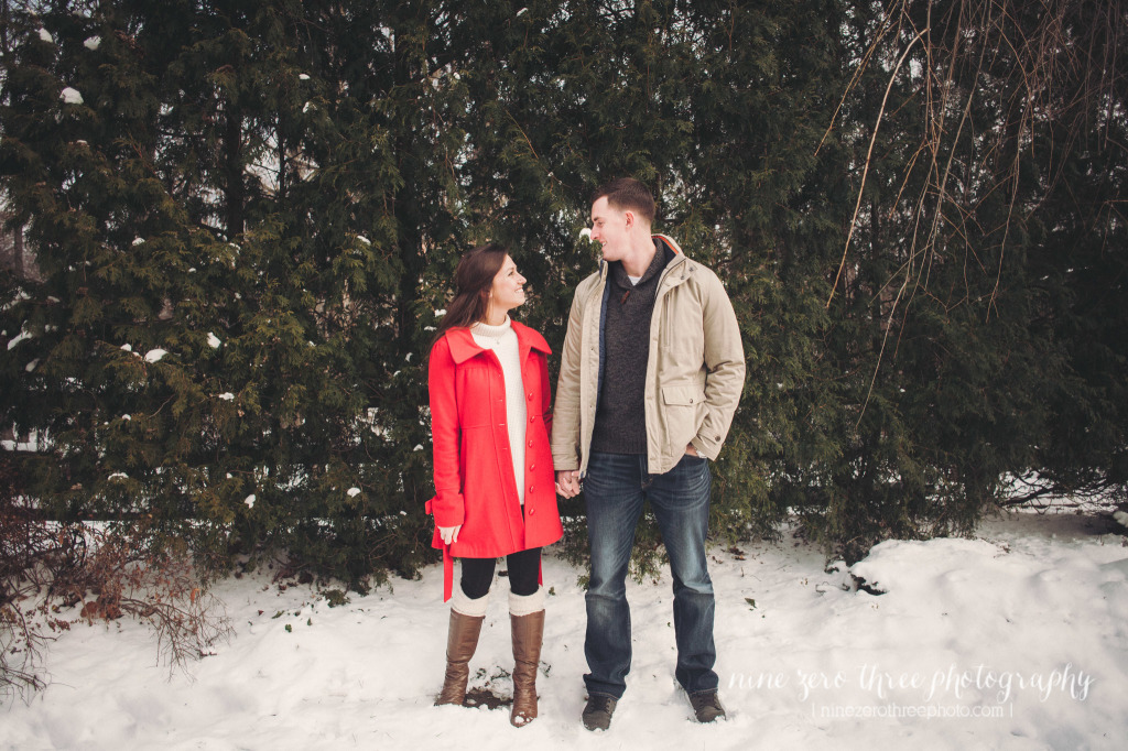 downtown cleveland winter engagement photos_003