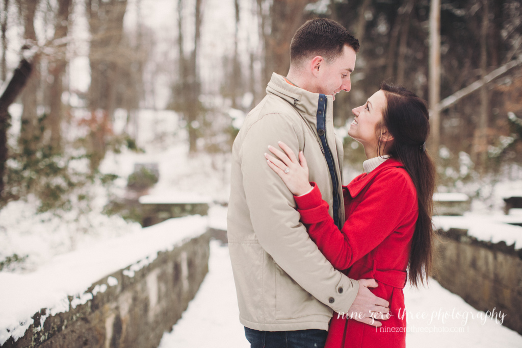 downtown cleveland winter engagement photos_006