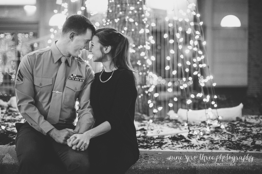 downtown cleveland winter engagement photos_012